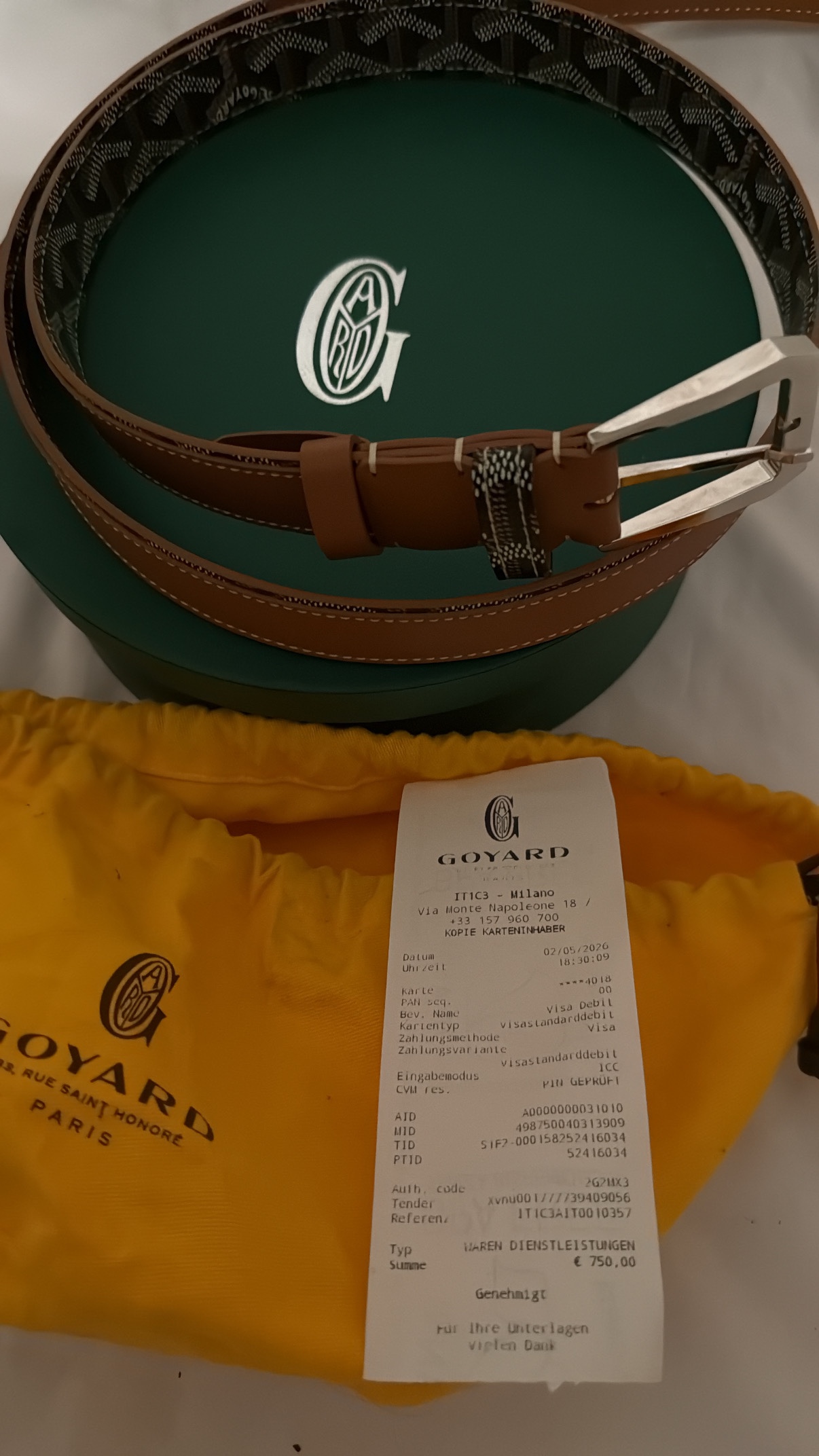Goyard Gürtel